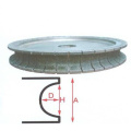 Meule abrasive abrasive de qualité suprême automatique diamant segment super x5000 bord de verre roues pierre coupe